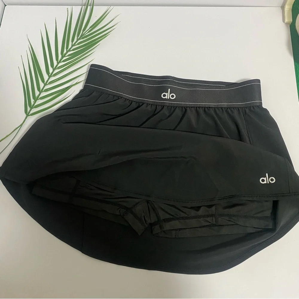 ALO Yoga Black Mini Skirt